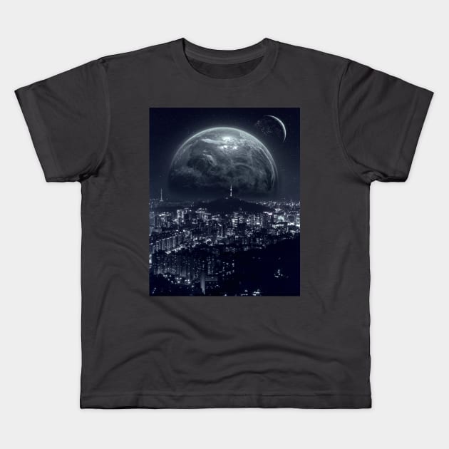 2AM IN SEOUL - BLACK. Kids T-Shirt by LFHCS